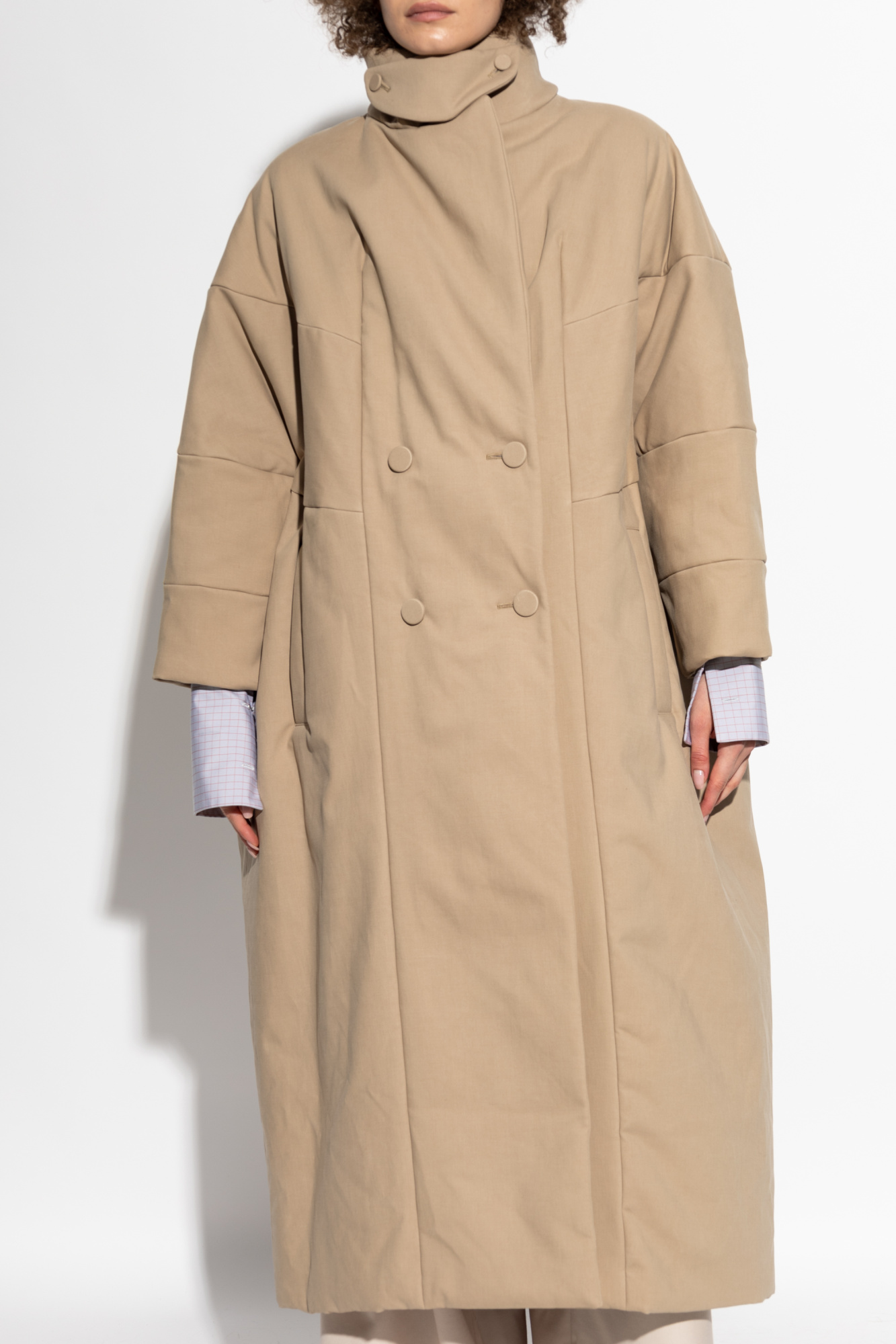VIP買付【DRIES VAN NOTEN】ROXANA COAT Beige Coat Roxana Dries Van Noten - Vitkac Italy
